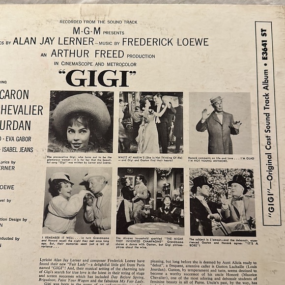 Gigi Musical Soundtrack Vinyl Record - Picture 3 of 12